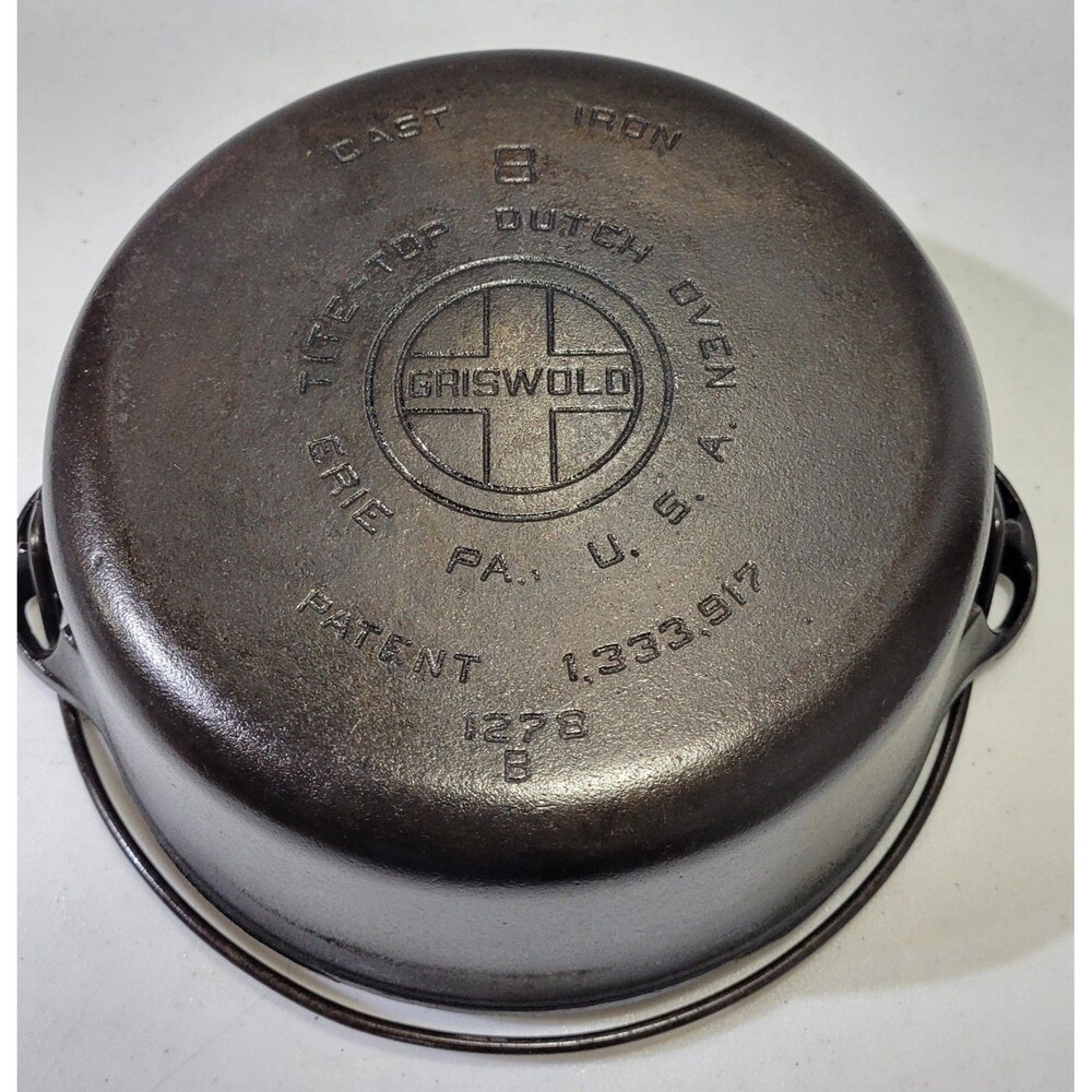 Griswold #8 Dutch Oven 1278 B Erie PA